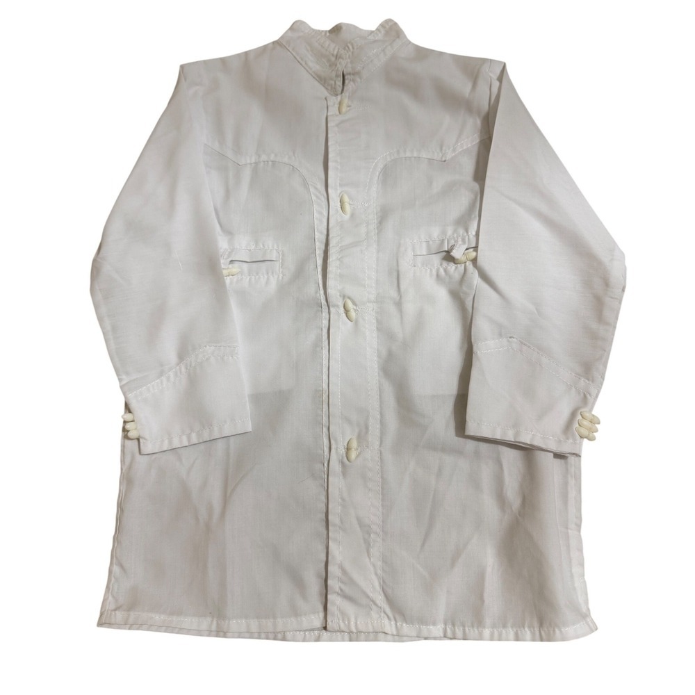 Mariachi Charro Suit Kids White Silver Embroidered 4-Piece Set Size 4T Boys - Picture 15 of 16
